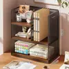Estante Divisor de Almacenamiento de Escritorio Soporte para Libros Estudiante Material por Materia Estante de Almacenamiento Organizador de Archivos para Escritorio de Oficina
