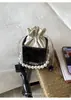 Nova Bolsa Casual Elegante e Única com Cordão e Corrente, Design Simples e Moderno com Corrente de Caixa, Adequada para Usar no Ombro ou Transversal