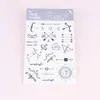 Adesivos de Tatuagem Desenho Animado Simples Opcional 12 Constelações Tatuagem Verão Meninas Adesivos de Tatuagem de Constelação Pretos Atacado