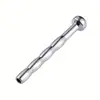 Catéter uretral metálico roscado, tapón uretral metálico, acero inoxidable, para hombres gay, estimulación uretral, dispositivo de inserción, ayuda para la masturbación