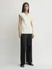 Camisa sin mangas con cuello en V Sumeihui para mujer, Novedad Primavera y Verano 2026, Estilo Nórdico Tot Simple, Top tipo wrap