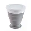 Copo de água dobrável esportivo Copo de água dobrável de silicone Copo dobrável retrátil portátil para atividades ao ar livre Copo de café