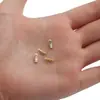 Clipe de Corda de Ferro Fecho Duas Pontas Fivela de Fixação Manual DIY Fecho de Colar Fecho de Pulseira Acessório Clipe de Fixação Peças de Fivela de Conexão