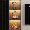 Árbol de Dinero Pintura de Arena Movediza Gatos de la Suerte Adornos Decoración de Sala de Estar Regalo de Mudanza a Casa Nueva Regalo de Inauguración de Casa Nueva Hogar