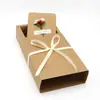 Navidad Cumpleaños Agradecimiento Bendiciones Negocios Exquisita Papel Kraft Estilo Plegable Pura Hecha a Mano Tarjeta de Felicitación de Regalo Caja de Regalo