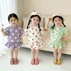 Ropa de Verano 2026 para Niñas, Tops de Manga Corta para Bebé, Faldas Cortas, Conjuntos de Dos Piezas para Bebé, Ropa para Niños Pequeños