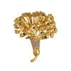 Broche de Moda Explosiones Europeas y Americanas de Alta Gama para Mujer Retro Sensación de Alta Gama Nicho Exagerado Diamantes Incrustados Animal Ramillete Pin Accesorios