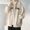 Ropa exterior de moda estilo americano para hombre, nueva colección primavera/otoño 2026, sudadera con capucha tipo cárdigan deportivo, chaqueta para hombre