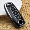 Adecuado para la cubierta de llave de coche Sylphy Nuevo de Nissan, carcasa para X-Trail Teana Qashqai Tiida Tuda, bolsa con hebilla Luan Jinqi