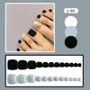 J81-120 uñas de los pies color sólido diamante de imitación para chicas calientes elegantes nacarado usando láminas de uñas láminas de uñas postizas terminadas al por mayor