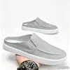 Sapatos de lona masculinos, sapatos de linho, sapatos de lona estilo Pequim, sapatos sem cadarço, tênis casuais masculinos, sapatos slip-on da moda, sapatos casuais de linho para o verão