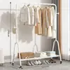 Perchero de pie personalizado para uso en interiores, perchero simple para dormitorio, uso doméstico, tendedero para dormitorio de estudiantes