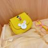 Nova Bolsa Infantil Estampada de Desenho Animado 2021 Bolsa Transversal para Meninas Moda Bolsa de Ombro em PU para Bebê Bolsa de Acessórios Infantis