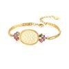 Pulseira de prata esterlina 925 suporte vazio incrustado turquesa cera de abelha âmbar pulseira feminina suporte vazio de prata esterlina moda criativa bonita