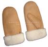 Luvas de Inverno para Exterior à Prova de Frio para Homens e Mulheres Pele Integrada Pele de Ovelha Lã Espessada Quente Esqui Equitação