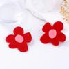 ZA Pendientes de Flor de Dibujos Animados Acrílicos Lindos de Moda Simple Transfronterizos Pendientes de Mujer Casuales Diarios para Viajar que Combinan con Todo