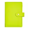 Caderno A6 de Folhas Soltas Mais Vendido no Exterior, Logo Personalizável, Capa Destacável de Folhas Soltas, Planejador de Orçamento em Dinheiro de Couro PU