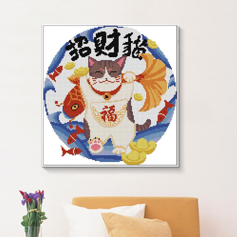 Z689-01903 招财猫 140×146(2