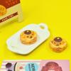 Simulación de comida en miniatura y juego de tarta de huevo, postre, pastel, accesorios de resina, accesorios de casa de juego, decoración, bricolaje, crema, pegamento, accesorios