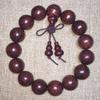 Venta al por mayor de fábrica Zambia sándalo rojo sangre African sándalo rojo lobulado pulsera 108