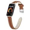 Adecuado para Huawei Band 8/9/10 nueva correa de cuero, Huawei 11/11pro correa de reloj de cuero de cola puntiaguda, superventas