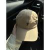 2024 Nuevo gorra de béisbol bordada 7 para hombre y mujer de ala ancha copa alta que hace que la cara se vea pequeña gorra con visera moda coreana gorra de béisbol