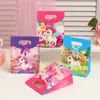 Bolsa Plegable de Pony Bolsa de Cartón Blanco de Dibujos Animados Bolsa para Empaque de Regalo de Cumpleaños Bolsa para Empaque de Postre y Té de Leche Al Por Mayor