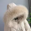 Gola de pelo sintético de raposa, gola de pelo falso, gola com capuz para jaqueta de plumas, acessórios para vestuário de casaco de algodão parka, acabamento em pelo, fornecimento direto do fabricante