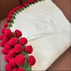Manta con Gradiente de Polvo para Ramo Kit de Materiales Hechos a Mano para Bricolaje Regalo Creativo Plegado Lirio Rosa Flor Haciendo Tejiendo