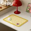 Tapete Impermeable y a Prueba de Aceite de Cuero Rayado Estilo Coreano, Tapete Protector de Mesa de Comedor de Gama Alta Aislante del Calor y Antideslizante, Tapete de Comedor para Restaurante Occidental