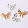 Material de Cobre Puro Estilo Antigo Borboleta de Tijolo Camada Dupla Pingente Grampo de Cabelo DIY Franja Grampo de Cabelo Acessório de Bolsa