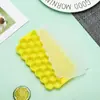 Bandeja de Hielo de Silicona tipo Panal con Tapa, Molde de Hielo de 37 Compartimentos, Nueva Bandeja de Hielo de Silicona para Helado y Cubitos de Hielo