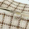 Bolsa de Almacenamiento Portátil de Moda Transfronteriza para Cosméticos, Gran Capacidad, Neceser de Lujo Estilo Chanel a Cuadros
