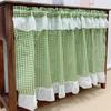 Comercio Exterior en Estilo Estilo Nórdico Cortina para Puerta de Gabinete de Cocina Cortina de Café Estante para Lavadora sin Taladro Cortina Antipolvo
