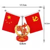 Bandeira nacional, bandeira do partido, bandeira de escritório, bandeira de sala de conferências, bandeira de mesa, bandeira em Y, bandeira de carro, enfeite de carro, pequena bandeira vermelha, mastro, suporte de bandeira