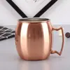 Taza de Acero Inoxidable Pulido Espejo de Gran Barriga Personalizada por el Fabricante Transfronteriza Europea Taza de Café de Acero Inoxidable para Oficina