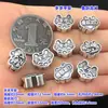 S999 Plata para Pies Retro Año Viejo Ping An Pez Saltando Longmen Ruyi Cuentas Cuerda de Mano Tejida Collar Accesorios DIY Hechos a Mano