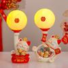 Lámpara de Boda para Gatos Luckies Adornos de Decoración Hogareños Para Recién Casados Lámpara Larga Lámpara de Mesita de Noche Lámpara de Mesa Creativa Regalo de Acompañamiento para Recién Llegados