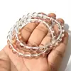 Pulsera de Cristal Blanco Natural para Hombres y Mujeres, Pura y Sencilla, Moderna y de Alta Gama, Fabricante Mayorista de Joyería para Regalo