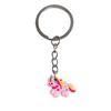 Llavero de Unicornio Llavero de Goma Suave de PVC Llavero de Silicona Colgante de Dibujos Animados 3D Gotas de Pegamento Comercio Electrónico Transfronterizo