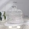 Tigela Desmagnetizadora de Cristal Enfeites Recipiente para Joias de Pulseira Caixa de Armazenamento Recipiente com Pedra Desmagnetizadora Pote de Vidro Pote de Açúcar Pronto para Atacado