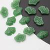 Paquete de 20 15*20mm Esmalte Hoja de Ginkgo diy Accesorios de Joyería Horquilla Paso Agitar Material