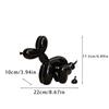 Figura de Perro Globo Caca Modelo Nuevo Personalizada Transfronteriza para Sala de Estar, Aparador de Vino, Decoración del Hogar, Escritorio, Entrada Artesanía de Resina