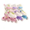 Patines Xtep para niñas, juego completo de patines para niños, juego de patinaje infantil para edades de 6 a 12 años, juego de patinaje para principiantes