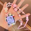 [Cordón de Cuentas de Dibujos Animados] Adecuado para Relojes Little Genius Z11/Z10/Z9 Correa para el Cuello Z8/Z6Pro Funda Protectora D2