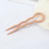 Horquilla Redonda en Forma de U Estilo Coreano Peine Doble Accesorio para el Cabello Pinza para el Cabello Adorno para el Cabello Tenedor para el Cabello Venta al por Mayor