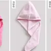 Gorro de ducha absorbente grueso de secado rápido directo de fábrica, suave y no deformable, gorro para secar el pelo duro, pañuelo para la cabeza para adultos y niños