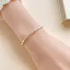 Pulseira Versátil de Prata de Lei S925 com Bola de Zircônia Cintilante Joias de Nicho Elegantes Pulseira Simples de Diamantes Pequenos Acessórios de Moda
