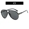 Nuevas Gafas de Sol Estilo Aviador con Montura Grande, Estilo de Negocios para Viajes Diarios, Unisex, Versátiles, Geniales, Gafas de Sol Ligeras para Proteger del Sol