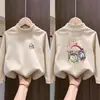 Camada Base Térmica de Fleece Escovado para Meninos 2026 Nova Roupa Outono/Inverno Camiseta de Manga Longa Infantil Camada Interna Quente Top